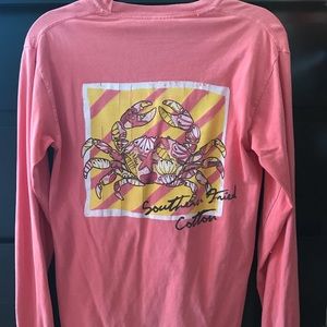 Southern Fried Cotton Long Sleeve T shirt (small)